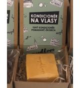 Tuhý kondicionér na vlasy - Pomaranč, škorica